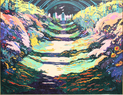 Giverny Gardens (Monet's Garden) Oil | Jon Carsman,{{product.type}}