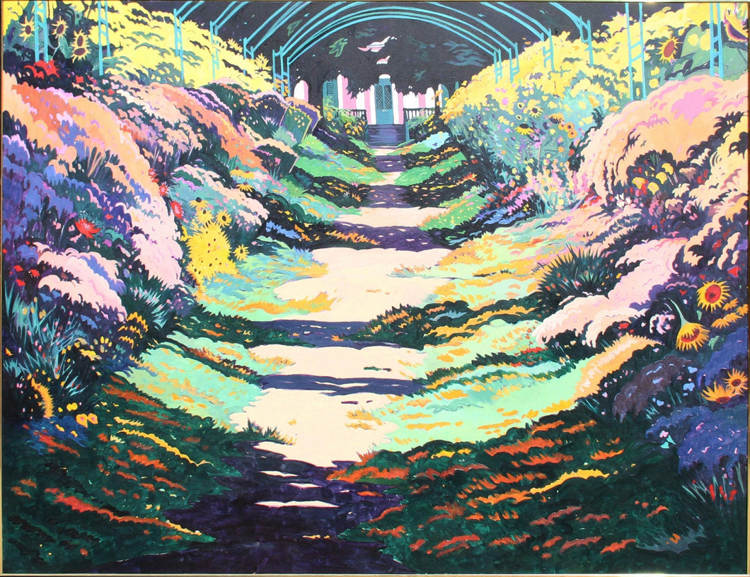 Giverny Gardens (Monet's Garden) Oil | Jon Carsman,{{product.type}}