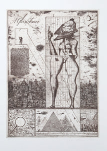 Glass Tower II from Brodsky and Utkin: Projects 1981 - 1990 Etching | Alexander Brodsky and Ilya Utkin,{{product.type}}