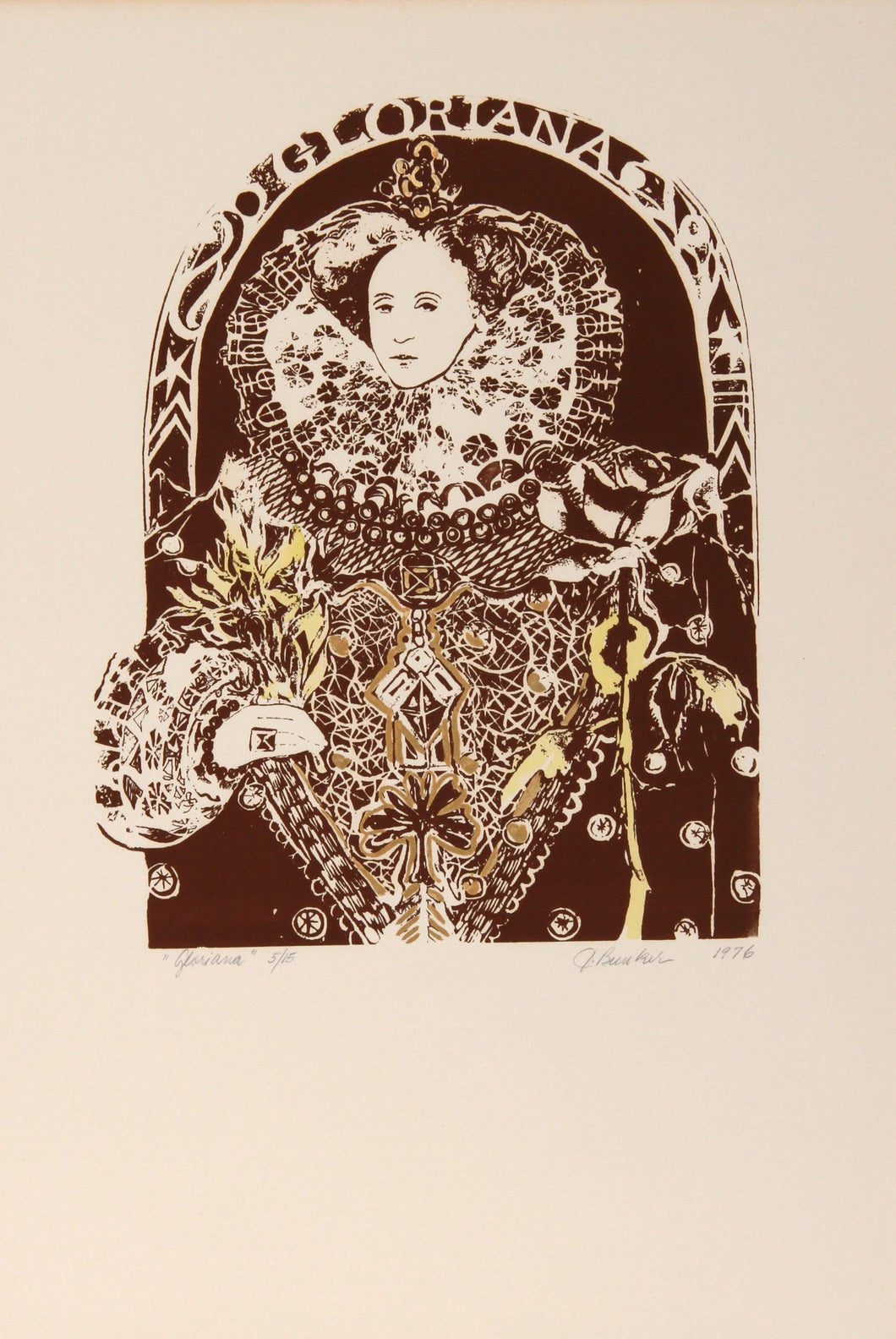 Gloriana Screenprint | John Bunker,{{product.type}}