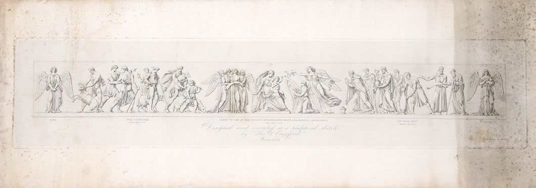 Glory to God in the Highest and on Earth... Etching | Thomas B Crawford,{{product.type}}