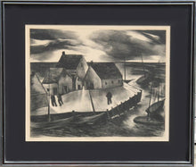 Gloucester Docks Lithograph | John Lonergan,{{product.type}}