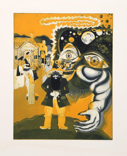 God Speaks To Joseph Smith Etching | Warrington Colescott,{{product.type}}