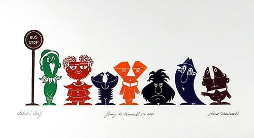 Going To Kenneth Square Etching | Jean Sariano,{{product.type}}