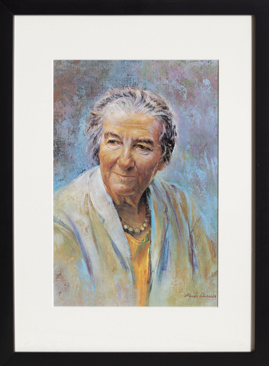 Golda Meir poster | Sandu Liberman,{{product.type}}