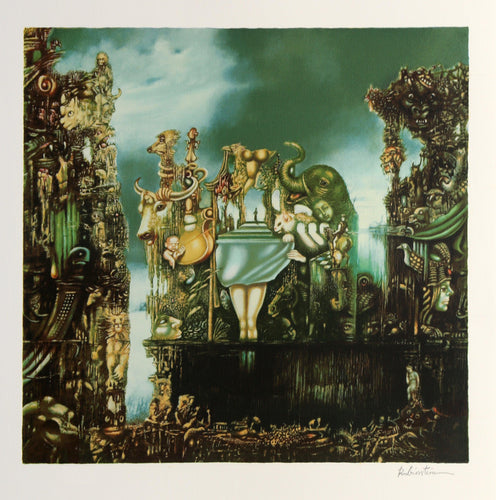 Golden Calf Screenprint | Israel Rubinstein,{{product.type}}