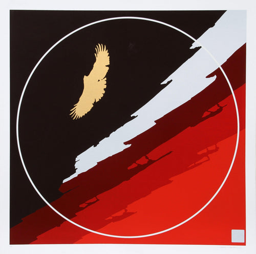 Golden Eagle Screenprint | Thomas W. Benton,{{product.type}}
