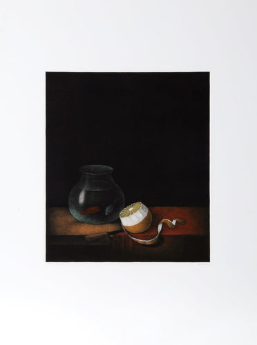 Goldfish and Lemon Etching | Tomoe Yokoi,{{product.type}}