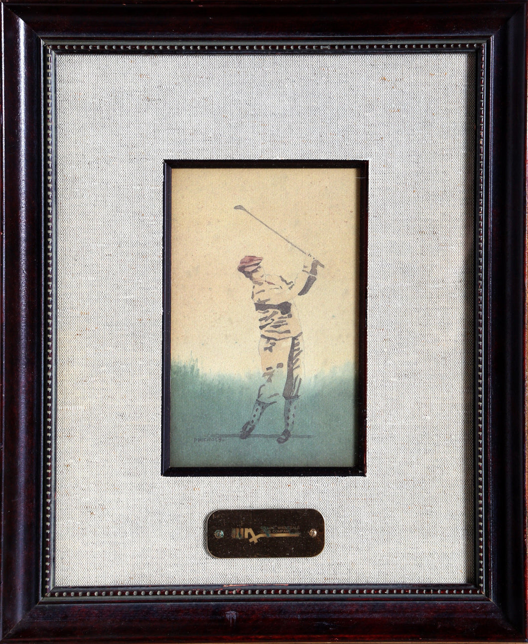 Golfer Poster | David Nichols,{{product.type}}