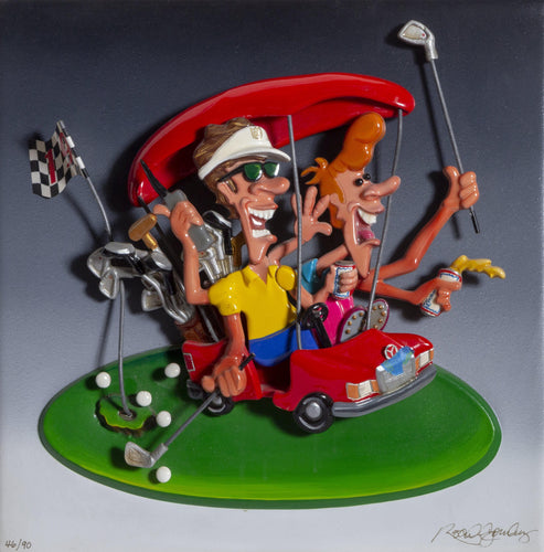 Golfers etching | Roark Gourley,{{product.type}}