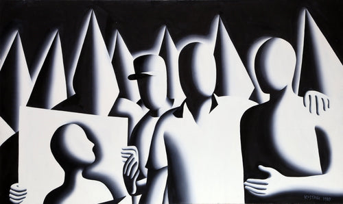 Good ol' Boy Acrylic | Mark Kostabi,{{product.type}}