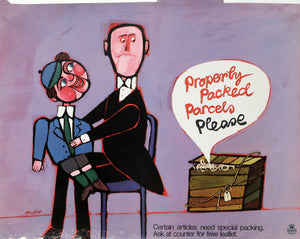 GPO - Properly Packed Parcels Please - Puppets Poster | Unknown Artist,{{product.type}}