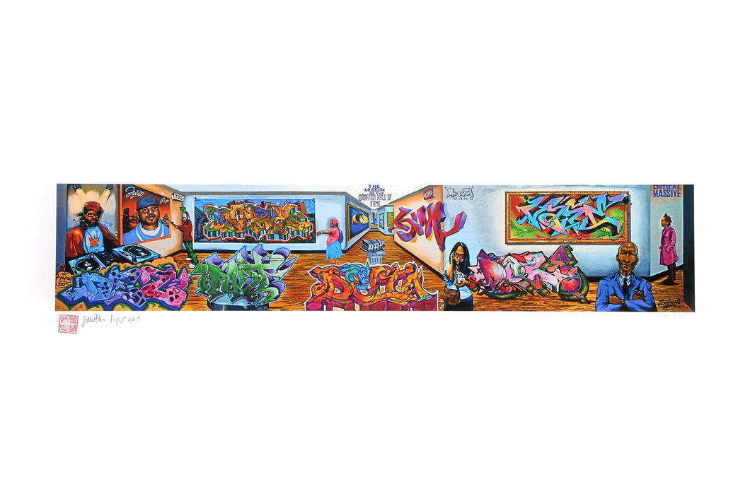 Graffiti Hall of Fame from the Graffiti Series Digital | Jonathan Singer,{{product.type}}
