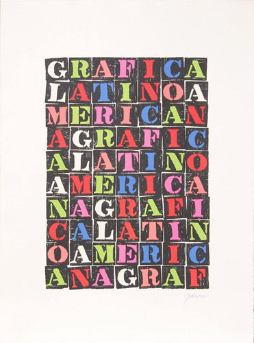 Graficalatinamericana Lithograph | Antonio Frasconi,{{product.type}}