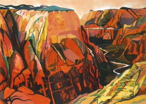 Grand Canyon Lithograph | Susan Shatter,{{product.type}}