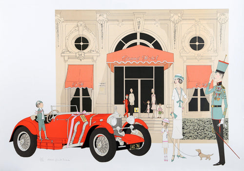 Grand Hotel Lithograph | Denis Paul Noyer,{{product.type}}