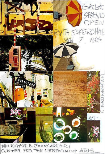 Grand Opening of the Richard B. Baumbardner Center for the Performing Arts Poster | Robert Rauschenberg,{{product.type}}