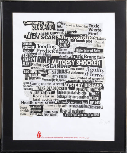 Great American Backrub Lithograph | Unknown Artist,{{product.type}}