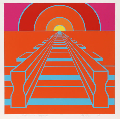 Great American Perspective Screenprint | Roy Ahlgren,{{product.type}}