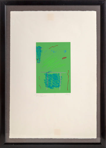 Green Abstraction Mixed Media | Unknown Artist,{{product.type}}