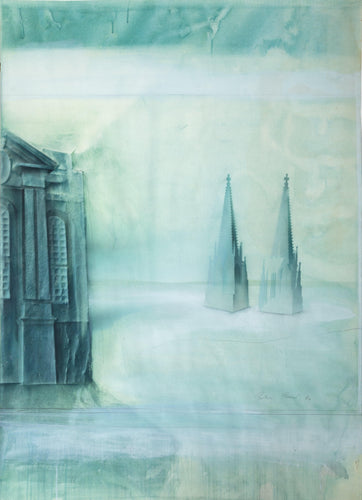 Green Church Towers Ink | Peter Paul,{{product.type}}