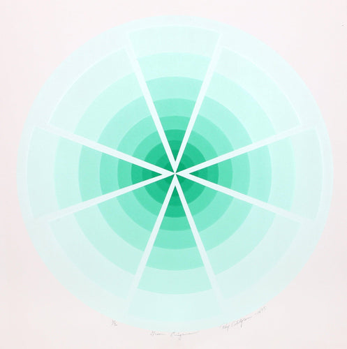 Green Enigma Screenprint | Roy Ahlgren,{{product.type}}