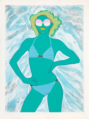 Green Lady Screenprint | Kiki Kogelnik,{{product.type}}