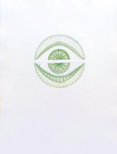 Green Sphere (Eye) Etching | Joan Ponc,{{product.type}}