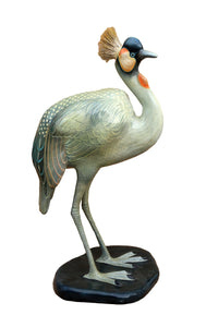 Grey Crowned Crane Resin | Sergio Bustamante,{{product.type}}