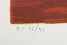 Grey Lady Red Bar Lithograph | David Azuz,{{product.type}}