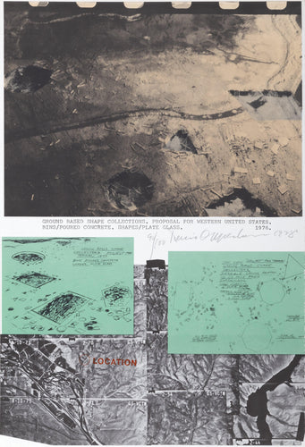 Ground Based Shape Collections Lithograph | Dennis Oppenheim,{{product.type}}