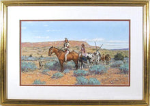 Guarded New Bride (Ute Indians 1870's) Mixed Media | Noel Daggett,{{product.type}}