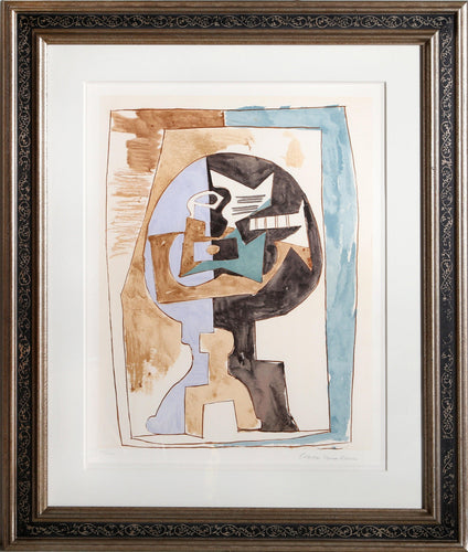 Guéridon et Guitare Lithograph | Pablo Picasso,{{product.type}}