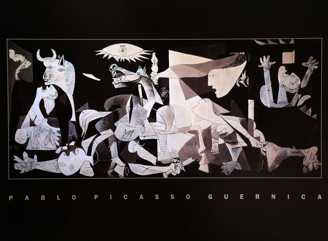 Guernica (Black) Poster | Pablo Picasso,{{product.type}}