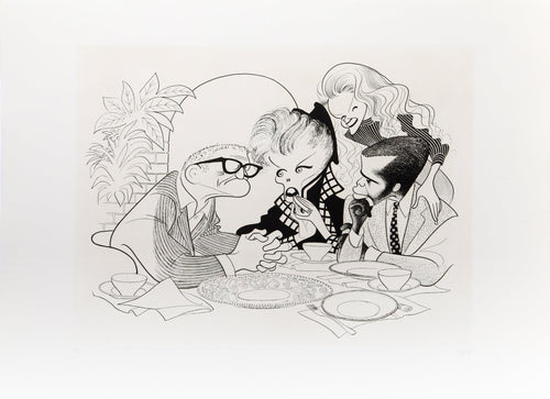 Guess Who's Coming to Dinner Lithograph | Al Hirschfeld,{{product.type}}