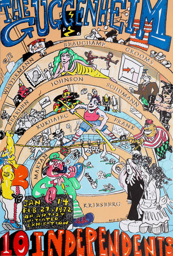 Guggenheim Poster | Red Grooms,{{product.type}}