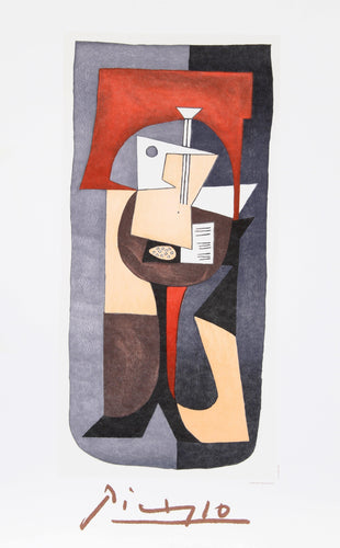 Guitare et Partition Lithograph | Pablo Picasso,{{product.type}}