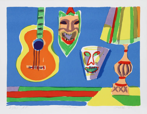 Guitarra Screenprint | John Grillo,{{product.type}}