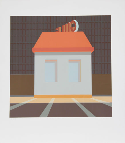 Gulf Station Screenprint | Saul Chase,{{product.type}}