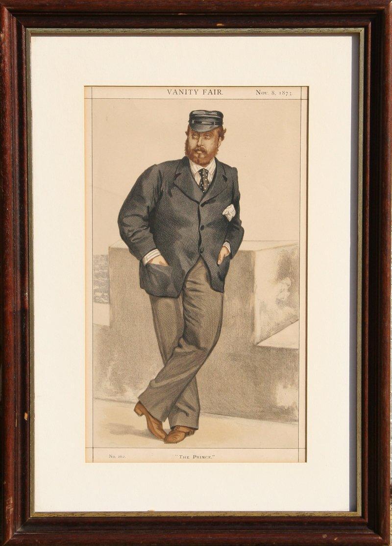 H.R.H. - The Prince of Wales Lithograph | Leslie Matthew Ward (Spy),{{product.type}}