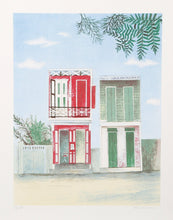 Haitian Barback Shop Lithograph | Mary Faulconer,{{product.type}}