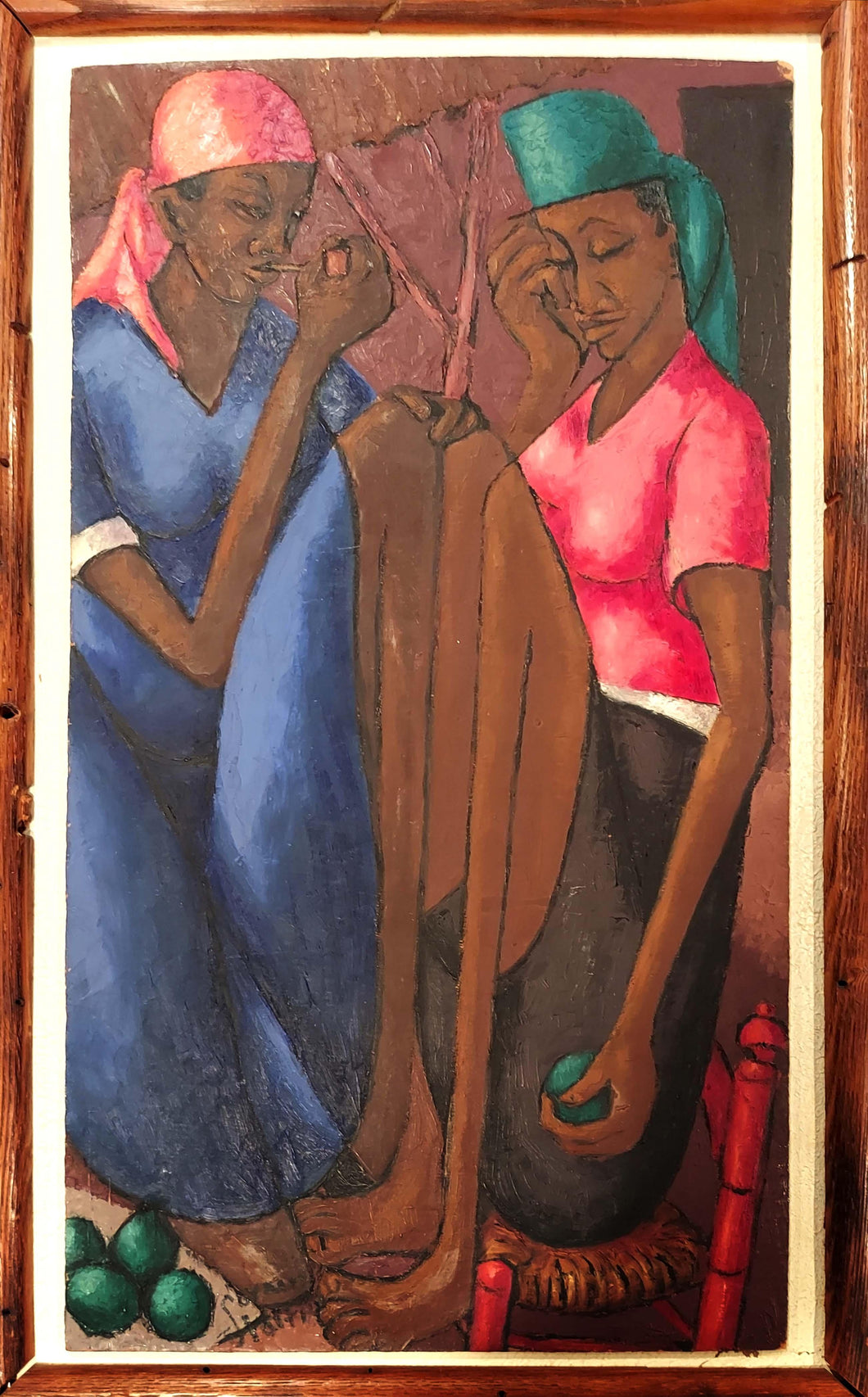 Haitian Women Oil | Petion Savain,{{product.type}}