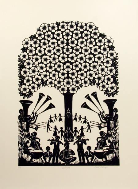 Hallelulah Screenprint | B.A.M. Schwyn,{{product.type}}