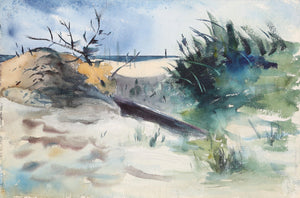 Hampton Bays (P6.63) Watercolor | Eve Nethercott,{{product.type}}