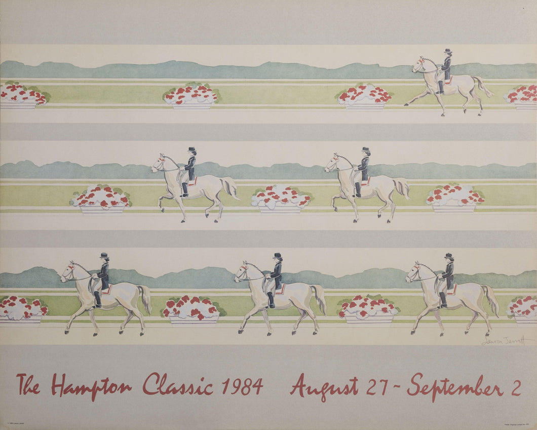 Hampton Classic 1984 Poster | Lauren Jarrett,{{product.type}}