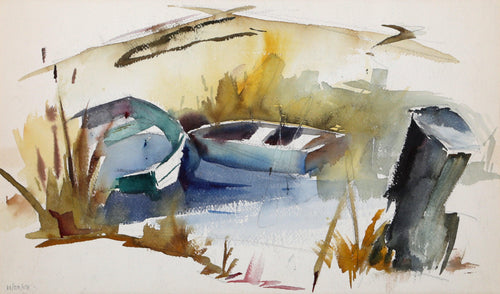 Hamptons (P4.19) Watercolor | Eve Nethercott,{{product.type}}