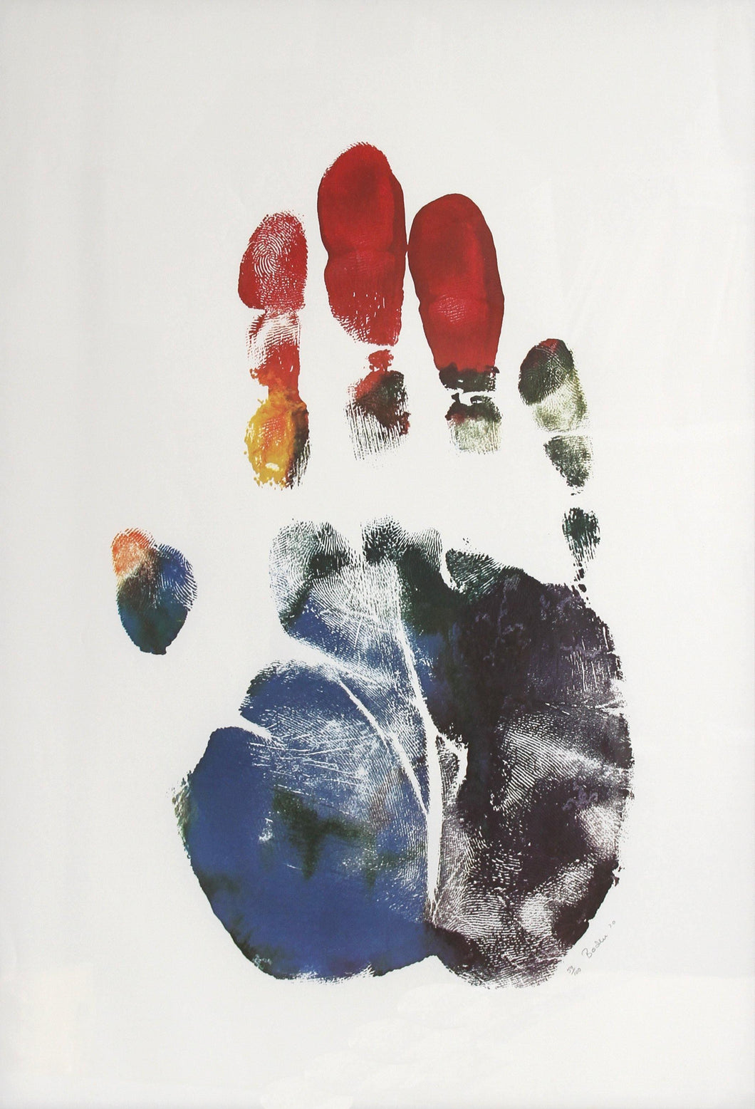 Hand Portrait Lithograph | Arthur Boden,{{product.type}}