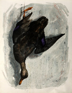 Hanging Duck Watercolor | Chris Ritter,{{product.type}}