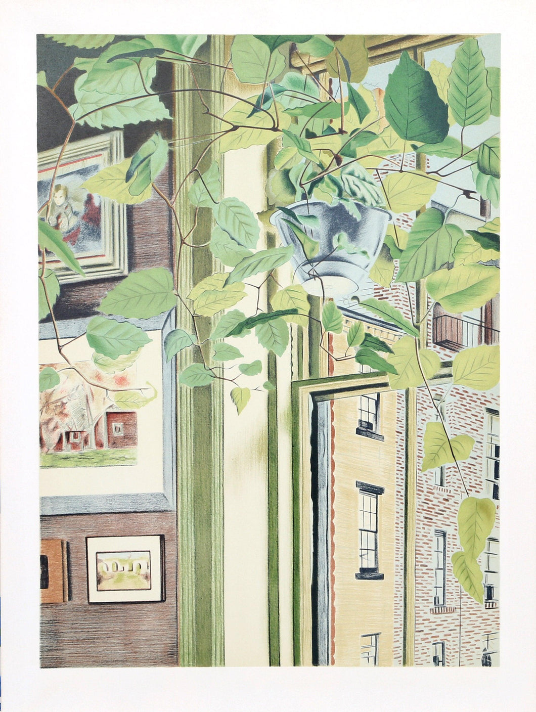 Hanging House Plant Lithograph | Henry Fonda,{{product.type}}