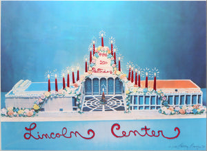Happy 20th Birthday Lincoln Center Lithograph | Larry Rivers,{{product.type}}